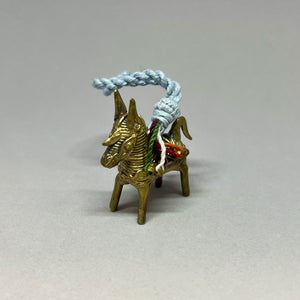 Dhokra Unicorn Pendant